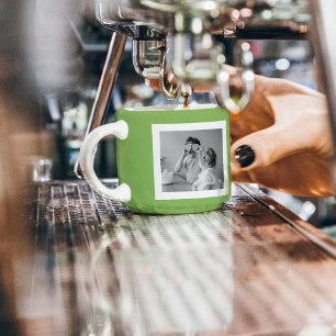 Modernes Foto Green Simple Loft Espressotasse