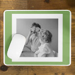 Modernes Foto Green Simple Loft Mousepad<br><div class="desc">Modernes Foto Green Simple Loft</div>
