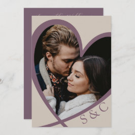 Modernes Foto Herzlich Willkommen bei Rose Dusty Einladung