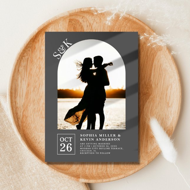 Modernes Foto I Kaiser I Hochzeit Einladung (Von Creator hochgeladen)