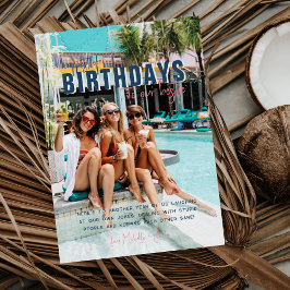 Modernes Foto jeden Alters Karte