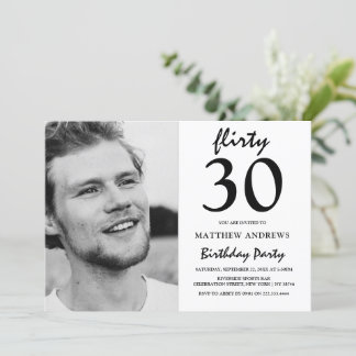 Modernes Foto | Jedes Alter | Einladung zum Geburt