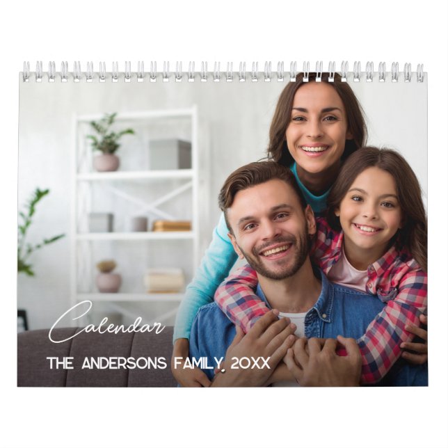 Modernes Foto kreiert Ihre eigene Familie Kalender (Titelbild)