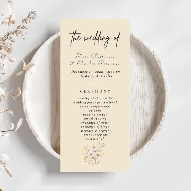 Modernes Foto - kundenspezifisches QR-Hochzeitspro Menükarte (Von Creator hochgeladen)