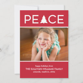 Modernes Foto mit individueller Note Feiertagskarte