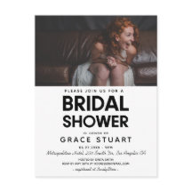 Modernes Foto mit minimalistischem Brautparty