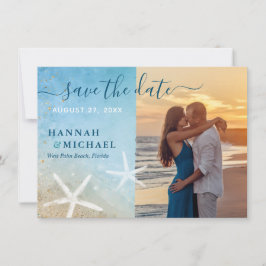 Modernes Foto mit tropischer Elegant Save The Date