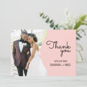 Modernes Foto Mitte des Jahrhunderts Vielen Dank A Einladung