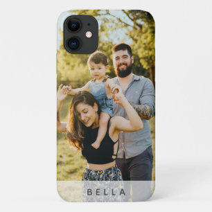 Modernes Foto Name Familie Einfach wunderschön N Case-Mate iPhone Hülle