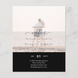 Modernes FOTO-OVERLAY Flyer