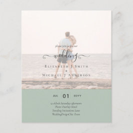 Modernes FOTO-OVERLAY Flyer