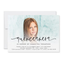 Modernes Foto-Overlay-Skript Quinceañera