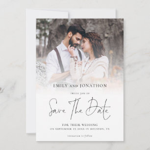 Modernes Foto-Overlay-Skript Save The Date