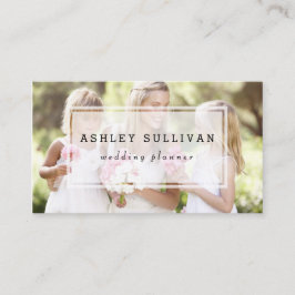 Modernes Foto Overlay | Visitenkarte Fotografie