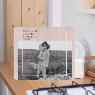 Modernes Foto Pastel Pink Familie Liebliches Gesch Schneidebrett