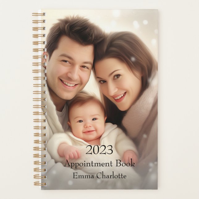 Modernes Foto Personalisierte Geschenke Planer (Vorderseite)