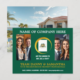 Modernes Foto Postkarte