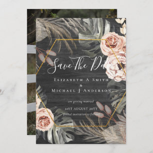 Modernes Foto Rett Dates PAMPAS Coral Tropical