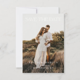 Modernes Foto Save the Date