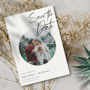 Modernes Foto Save The Date
