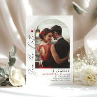 Modernes Foto Save the Date