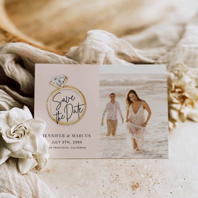 Modernes Foto Save the Date Einladung (Von Creator hochgeladen)