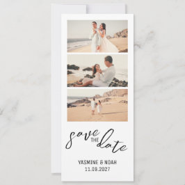 Modernes Foto Save the Date Einladung