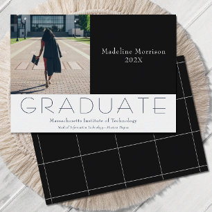 Modernes Foto Schwarz-weiß Ankündigung