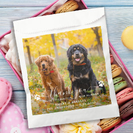 Modernes Foto Script Vielen Dank, dass Ihr Hund Ho Geschenktütchen