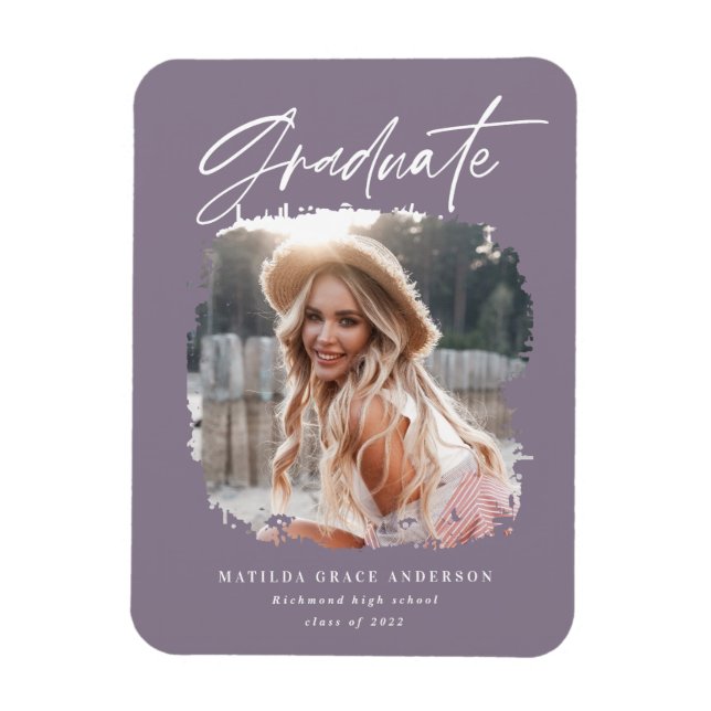 Modernes Foto-Skript zeitgenössischer Abschluss li Magnet (Vertikal)