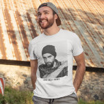 Modernes Foto T-Shirt<br><div class="desc">Dieses vereinfachende Foto-Shirt mit einem Foto mit der Möglichkeit, Text hinzuzufügen, wird das perfekte Geschenk für jede Gelegenheit, Spaß Heben, Veranstaltung, Beerdigung, Hochzeit, Geburtstag, Vatertag, Weihnachten und Valentinstag. Der Stil, die Größe und die Farbe des Schriftartes können nach der Personalisierung geändert werden, indem Sie auf den entsprechenden Link klicken.</div>