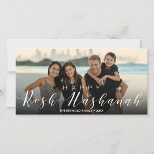 Modernes Foto Typografie Rosh Hashanah Neujahr