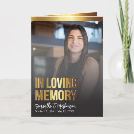 Modernes Foto- und Beerdigungsprogramm Programm