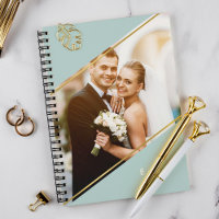 Modernes Foto und Monogramm