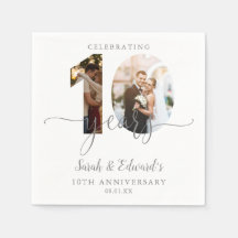 Modernes Foto zum 10. Hochzeitstag 2