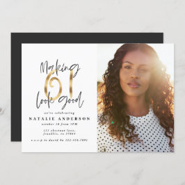 Modernes Foto zum 61. Geburtstag