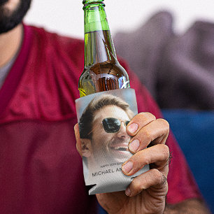 Modernes Foto zum Geburtstag Dosenkühler