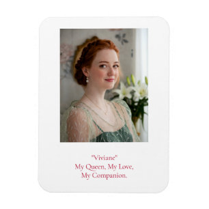 Modernes Foto zum Geburtstag Magnet