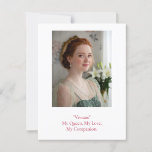 Modernes Foto zum Geburtstag Postkarte