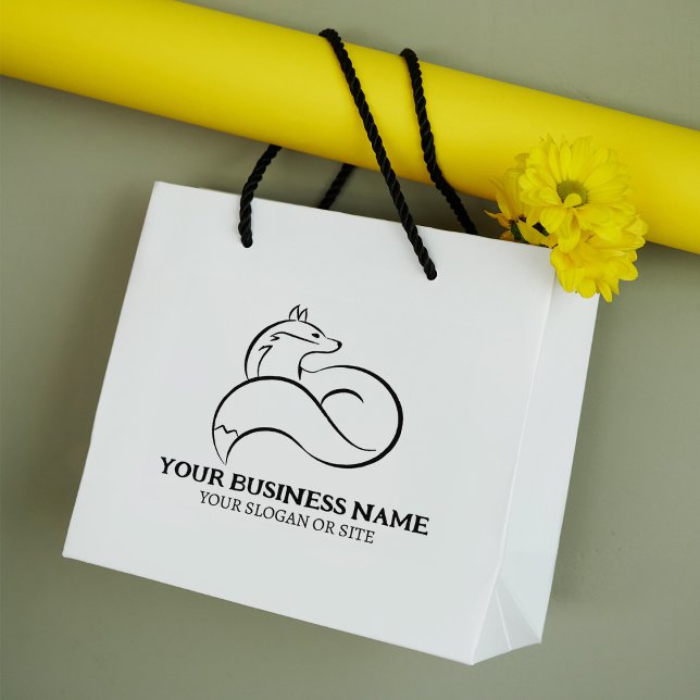 Modernes Fox Custom Business Gummistempel (Von Creator hochgeladen)