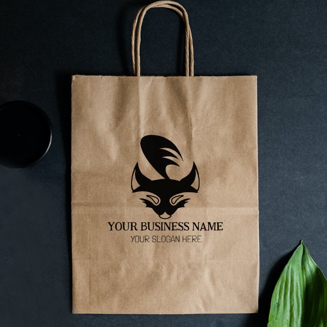 Modernes Fox-Logo, maßgeschneidertes Geschäft, gro Gummistempel (Von Creator hochgeladen)