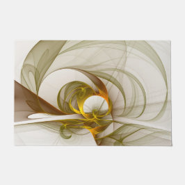 Modernes Fraktal mit Abstrakten Wertvollen Metallf Fußmatte