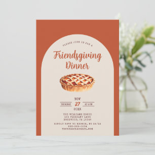 Modernes, freundliches Dinner Einladung