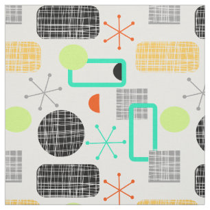 Modernes, frisch hell geometrisches Muster Stoff