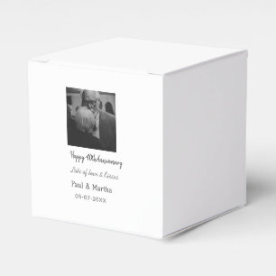 Modernes fröhliches 40-jähriges Jubiläum mit Namen Geschenkschachtel