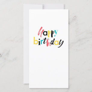 Modernes, fröhliches Design von "Happy Birthday"