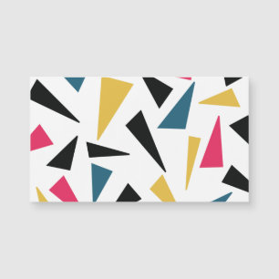 Modernes, fröhliches, lustiges, lebendiges geometr magnetkarte