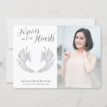 Modernes für immer in unserem Herz-Wings-Foto