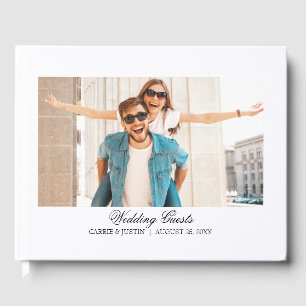Modernes Gästebuch für Hochzeiten und Foto