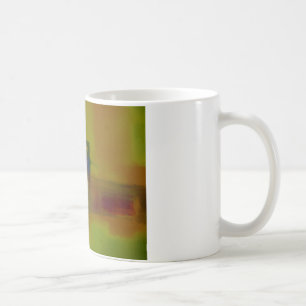 Modernes Gelb-Abstrakt Tasse